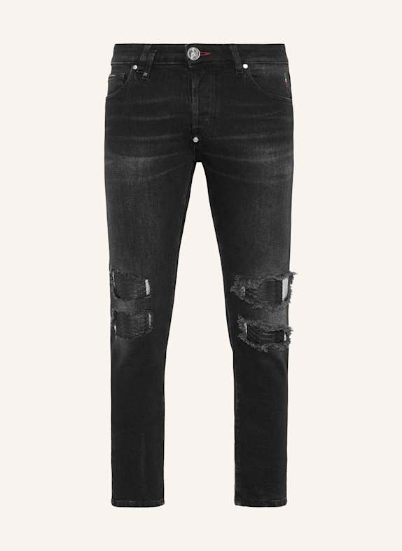 PHILIPP PLEIN Jeans Skinny Fit PYTHON GRAU