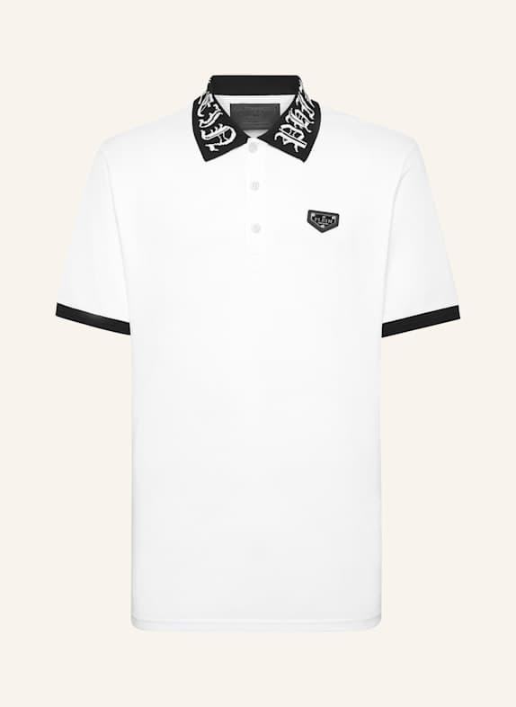 PHILIPP PLEIN PHILIPP PLEIN Poloshirt GOTHIC PLEIN WEISS