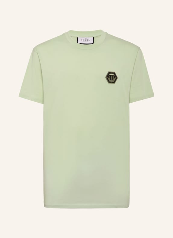 PHILIPP PLEIN T-Shirt Rundhalsausschnitt ICONIC PLEIN GRÜN
