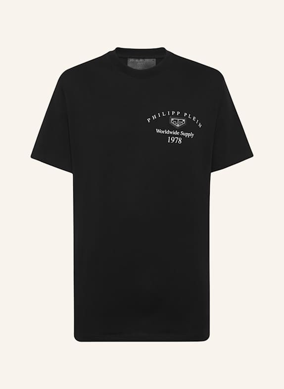 PHILIPP PLEIN T-Shirt Rundhalsausschnitt SCHWARZ