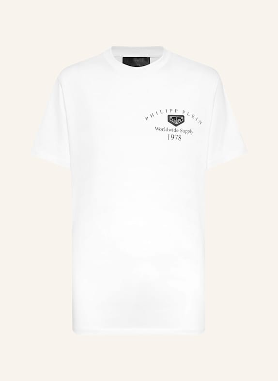 PHILIPP PLEIN T-Shirt Rundhalsausschnitt WEISS