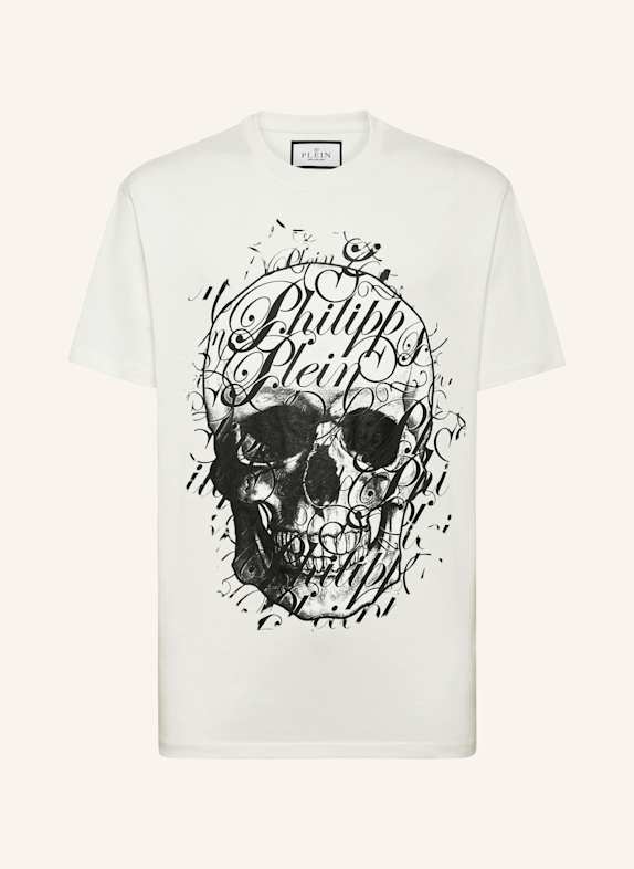 PHILIPP PLEIN T-Shirt Rundhalsausschnitt COURSIVE SCHWARZ