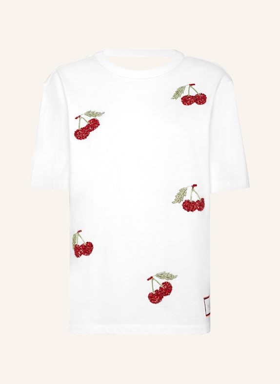 PHILIPP PLEIN T-Shirt Man Fit CHERRIES WEISS