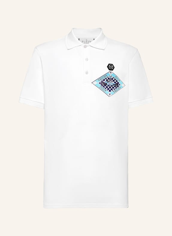 PHILIPP PLEIN Polohemd WEISS