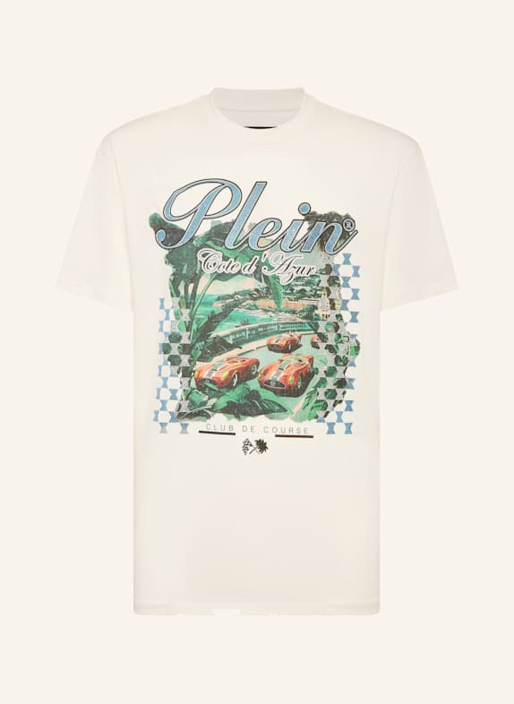 PHILIPP PLEIN T-Shirt Rundhalsausschnitt D AZUR SCHWARZ