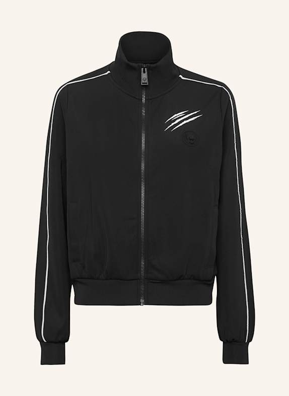 PLEIN SPORT Sweatjacke SCHWARZ