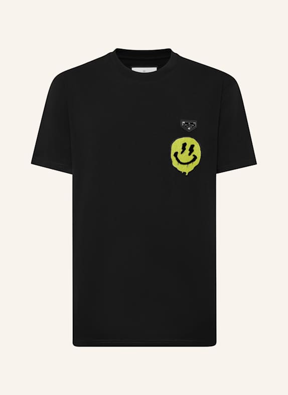 PHILIPP PLEIN PHILIPP PLEIN T-Shirt Rundhalsausschnitt SMILE SCHWARZ