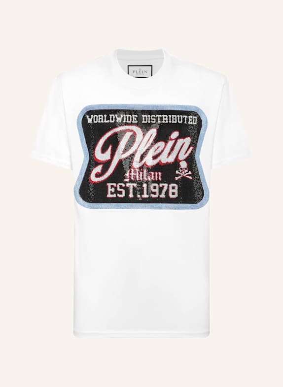 PHILIPP PLEIN PHILIPP PLEIN T-Shirt Rundhalsausschnitt Milan WEISS