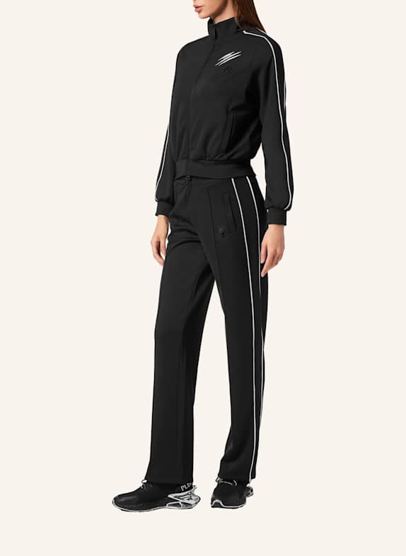 PLEIN SPORT Sweatjacke SCHWARZ