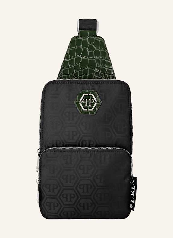 PHILIPP PLEIN Kreuzkörper MONOGRAM SCHWARZ