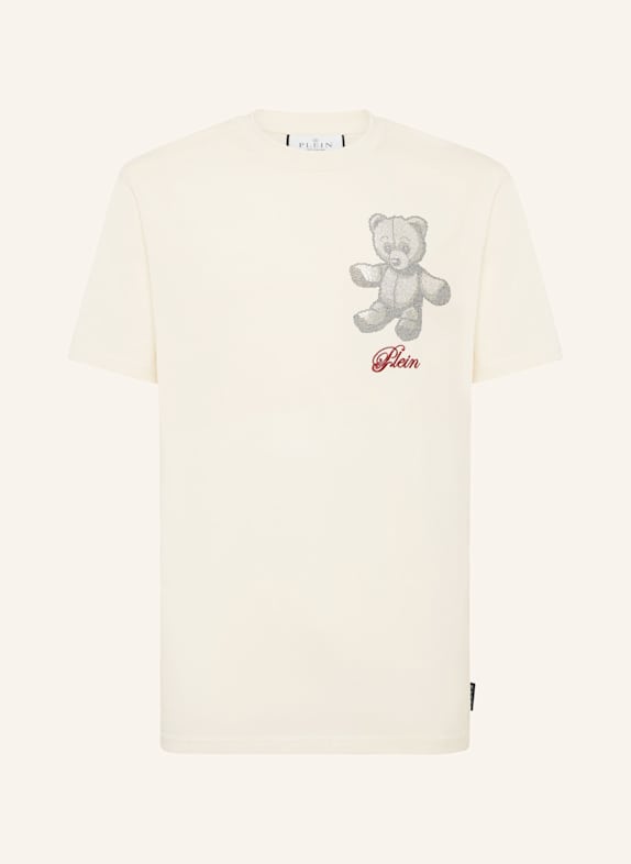 PHILIPP PLEIN T-Shirt Rundhalsausschnitt Ss TEDDY BEIGE