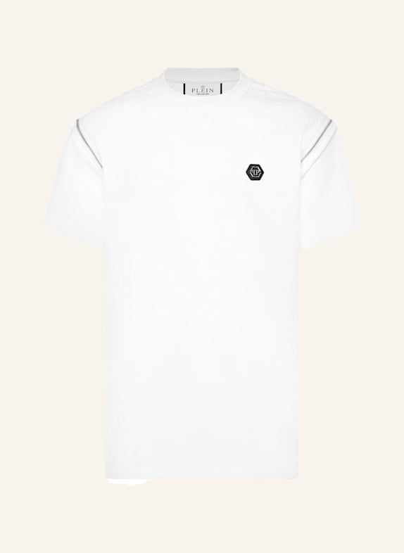 PHILIPP PLEIN T-Shirt Rundhalsausschnitt Ss WEISS