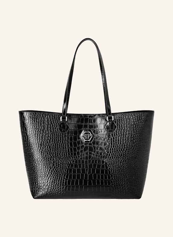 PHILIPP PLEIN Einkaufstasche SKULL SCHWARZ