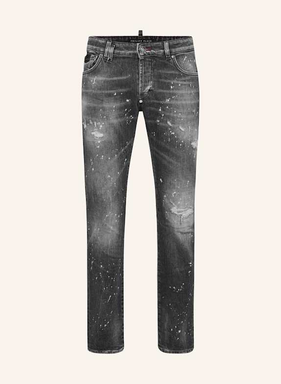 PHILIPP PLEIN Supergerader Schnitt SCHWARZ