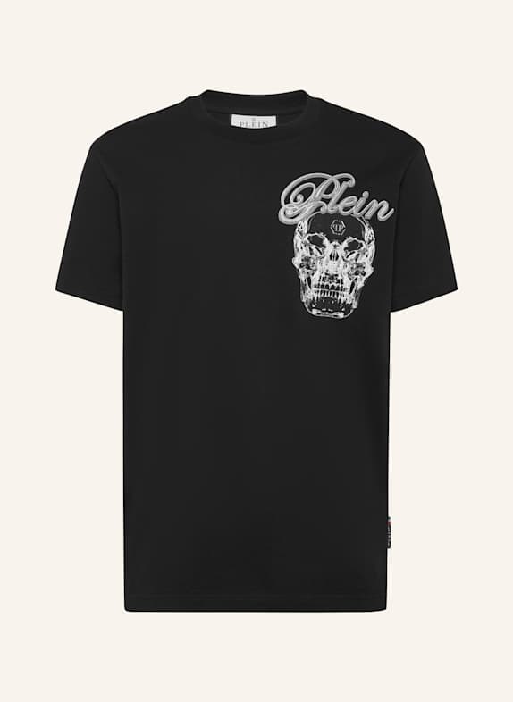 PHILIPP PLEIN T-Shirt Rundhalsausschnitt Ss SKULL SCHWARZ