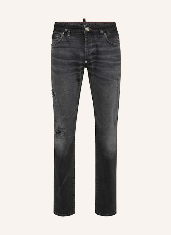 PHILIPP PLEIN Straight Supreme HEXAGON SCHWARZ