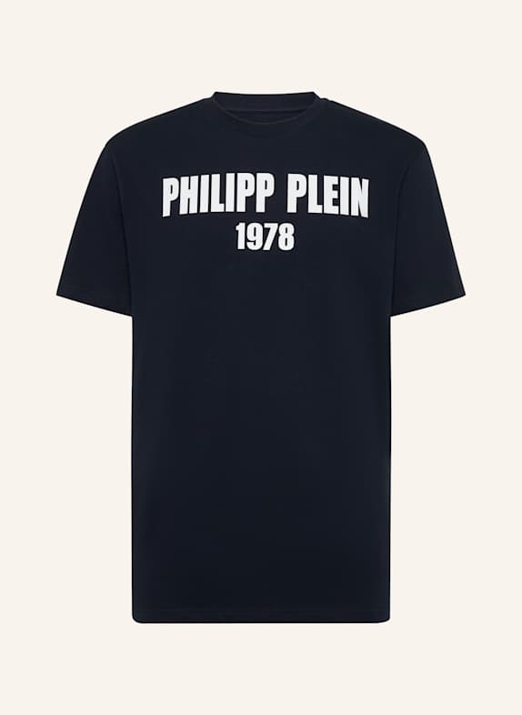PHILIPP PLEIN T-Shirt Rundhalsausschnitt Ss DUNKELBLAU