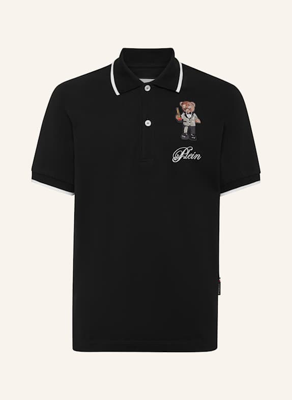PHILIPP PLEIN Poloshirt Ss TEDDY SCHWARZ