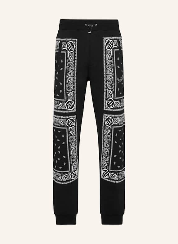 PHILIPP PLEIN Jogginghosen PAISLEY SCHWARZ
