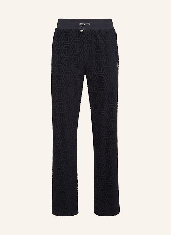 PHILIPP PLEIN Jogginghosen MONOGRAM DUNKELBLAU