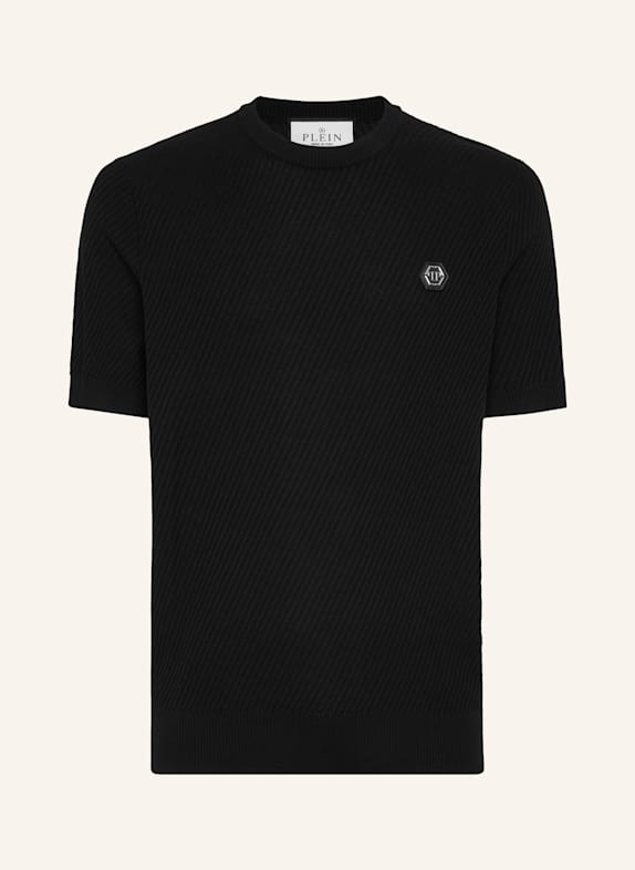 PHILIPP PLEIN Pullover Rundhalsausschnitt Ss SCHWARZ