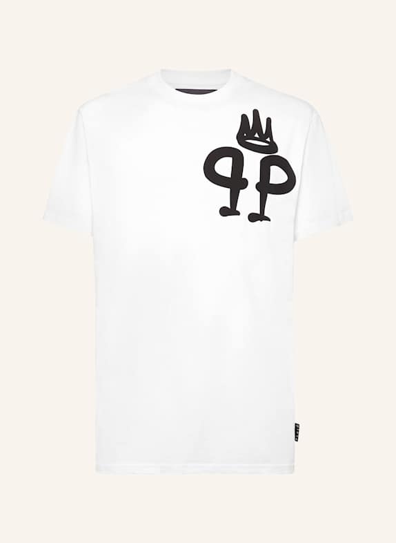 PHILIPP PLEIN PHILIPP PLEIN T-Shirt KING PLEIN WEISS