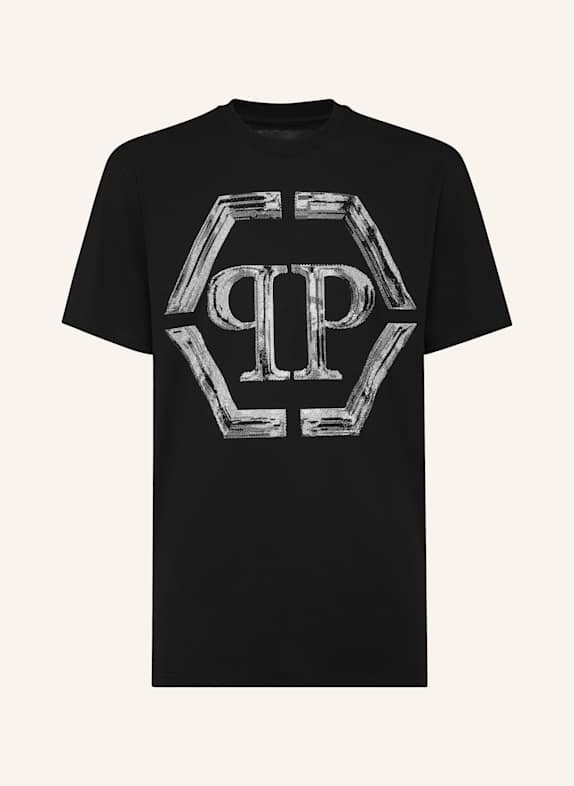 PHILIPP PLEIN PHILIPP PLEIN T-Shirt HEXAGON SCHWARZ