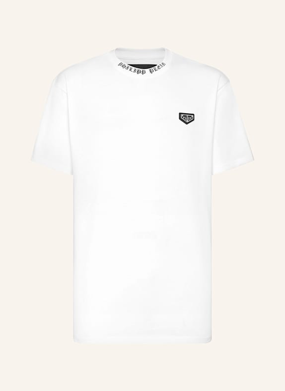 PHILIPP PLEIN T-Shirt Rundhalsausschnitt Ss PHILIPP PLEIN TM WEISS