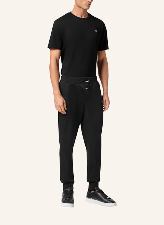 PHILIPP PLEIN Jogginghose ICONIC PLEIN SCHWARZ