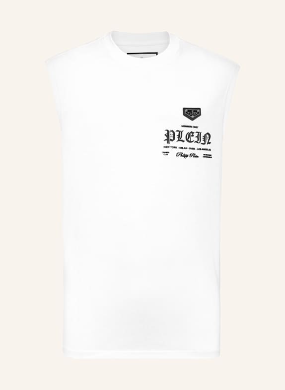PHILIPP PLEIN T-Shirt Rundhalsausschnitt Ss WEISS