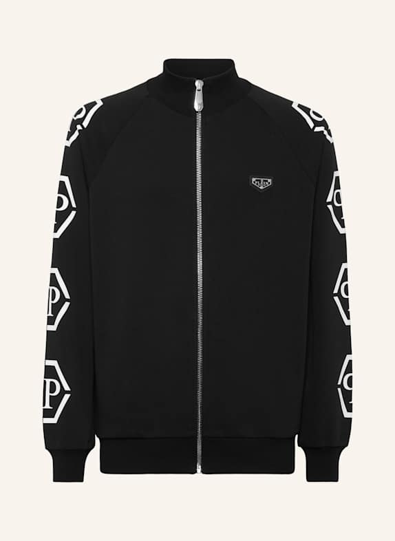 PHILIPP PLEIN Jogging-Jacke HEXAGON SCHWARZ