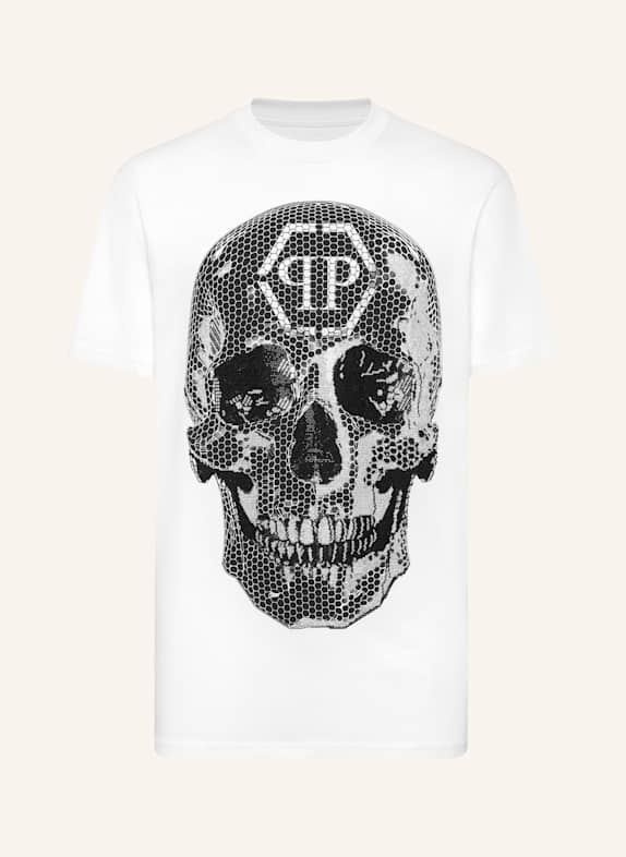PHILIPP PLEIN T-Shirt Rundhalsausschnitt Ss SKULL SCHWARZ
