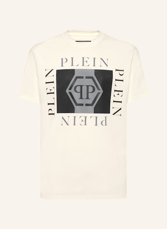PHILIPP PLEIN T-Shirt Rundhalsausschnitt Ss HEXAGON SCHWARZ