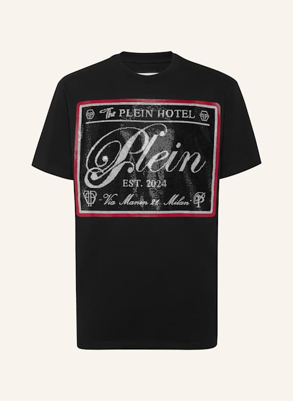 PHILIPP PLEIN T-Shirt Rundhalsausschnitt Ss SCHWARZ