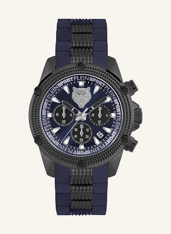 PLEIN SPORT Armbanduhr HURRICANE CHRONO BLAU