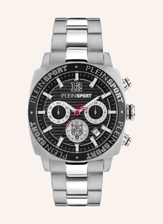 PLEIN SPORT Armbanduhr WILDCAT CHRONO SILBER