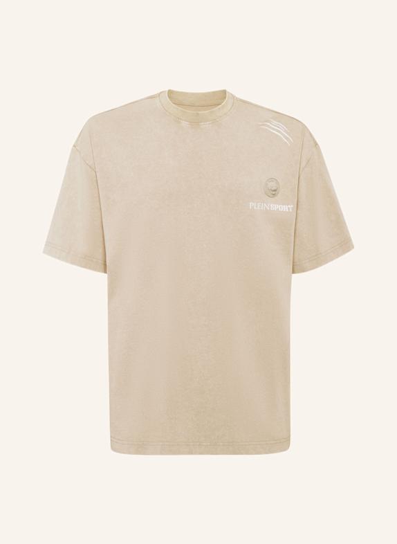 PLEIN SPORT T-Shirt Rundhalsausschnitt BEIGE