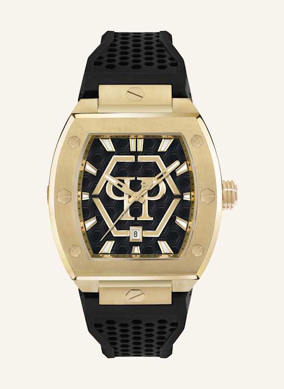 PHILIPP PLEIN Armbanduhr The Hexagon Phantom SCHWARZ