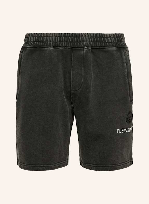 PLEIN SPORT Jogging-Shorts SCHWARZ