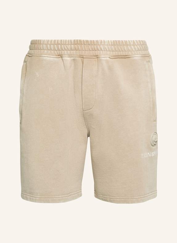 PLEIN SPORT Jogging-Shorts BEIGE