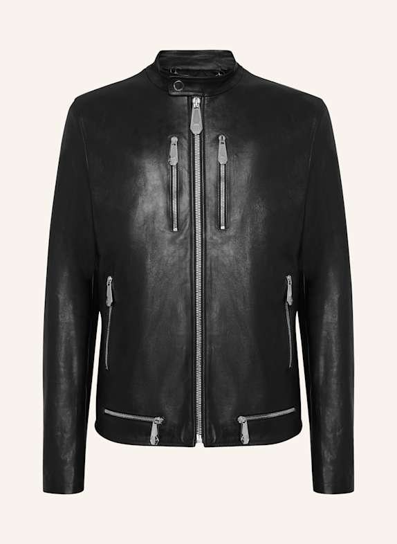 PHILIPP PLEIN PHILIPP PLEIN Lederjacke SCHWARZ