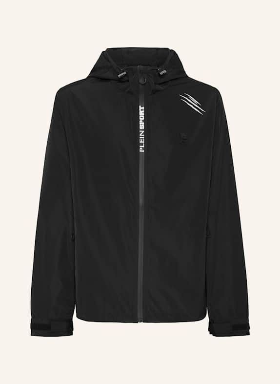 PLEIN SPORT Windbreaker SCHWARZ
