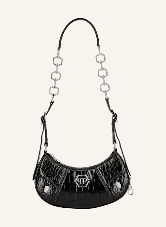 PHILIPP PLEIN Schultertasche SCHWARZ