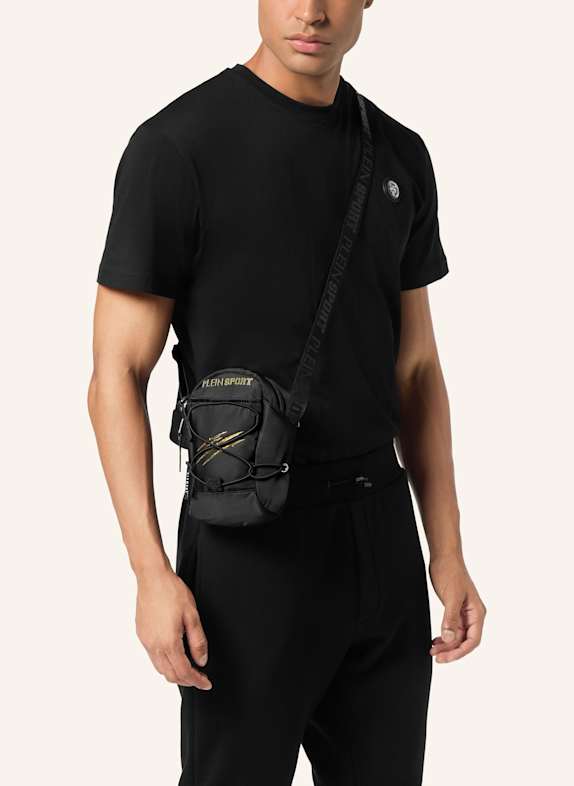 PLEIN SPORT Schultertasche SCHWARZ