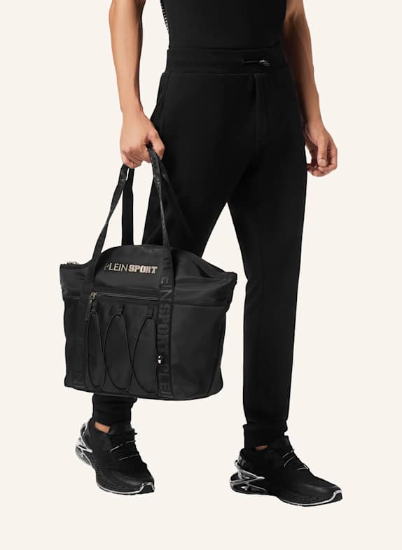 PLEIN SPORT Tragetasche SCHWARZ