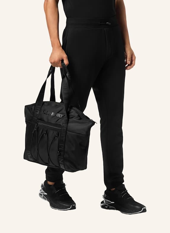 PLEIN SPORT Tragetasche SCHWARZ