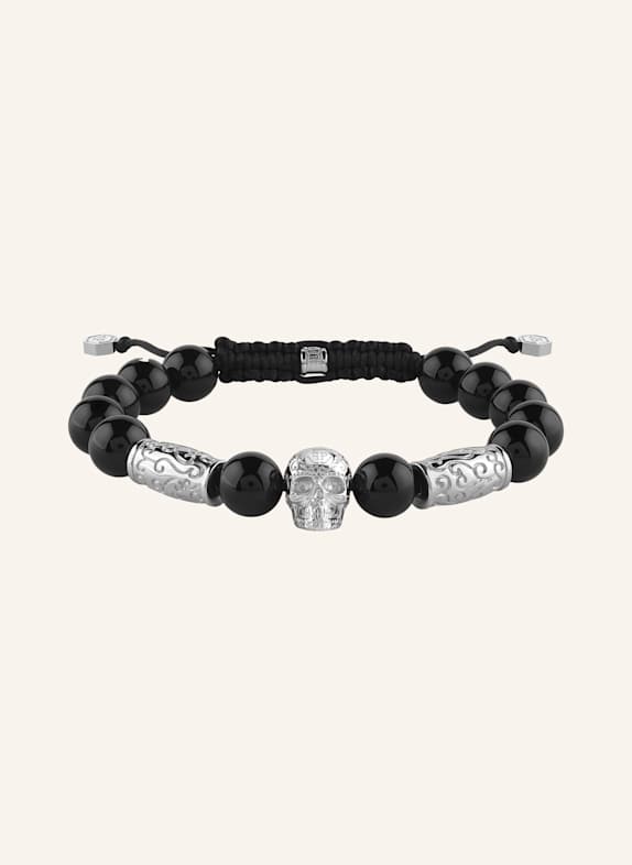 PHILIPP PLEIN Armbänder SCHWARZ/ SILBER