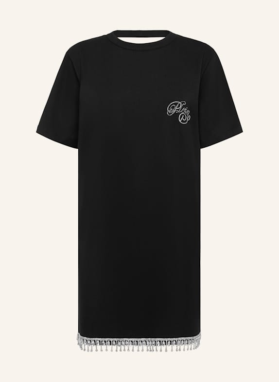 PHILIPP PLEIN T-Shirt Kurze Kleider SIGNATURE SCHWARZ