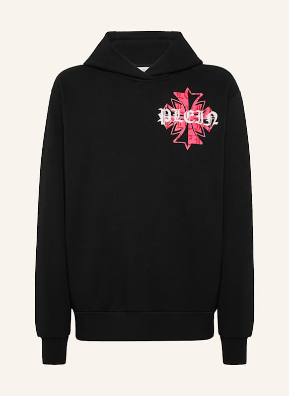 PHILIPP PLEIN Kapuzen-Sweatshirt CREST SCHWARZ