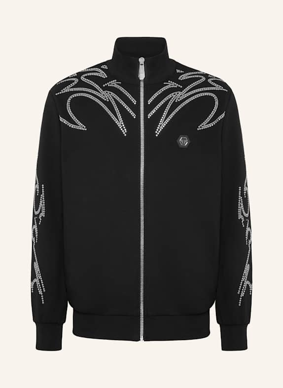 PHILIPP PLEIN Jogging-Jacke SCHWARZ